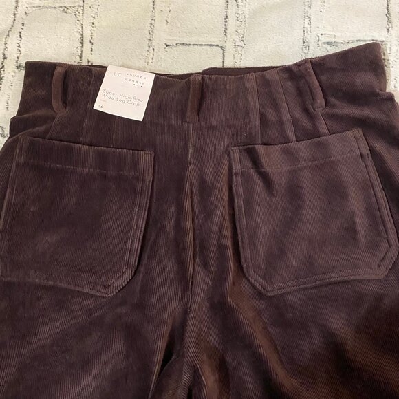 Lauren Conrad High Rise Wide Leg Cropped Pants 16 - Picture 11 of 13